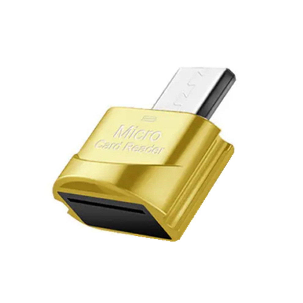 Dsport Gold 2X Micro Android Port Mobile Phone Tf Memory Card Reader Otg External Memory Expansion Expander Size 2.0