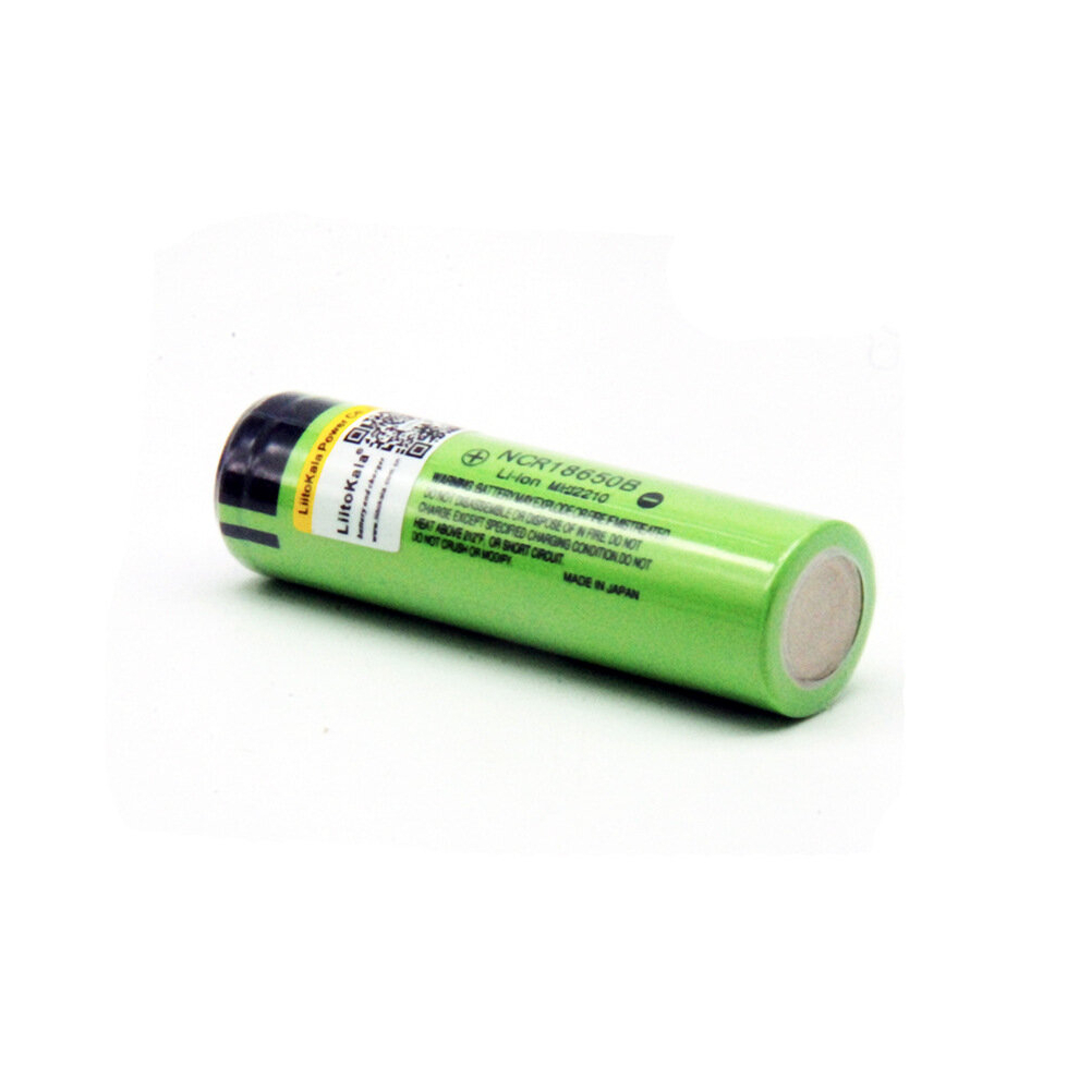 Liitokala Ncr18650b 3.7V 3400 Mah 18650 Lithium Rechargeable Battery With Pointed No Pcb Batteries - 3Pcs Battery 766261499464