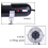 1.3 Mega pixels 200x USB digital microscope with 8 LED White light(Black) 4