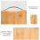 Kitchen Rectangular Bamboo Chopping Block Thickening Cutting Board,  Size: 30cm x 20cm 6