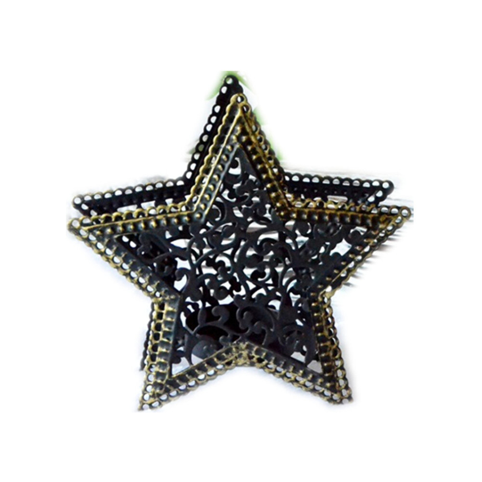 2 Pcs Christmas Decor Moroccan Candlestick Candles Five-pointed Star Colorful Candlestick-image-OPC-PD6HVJ2-NEW