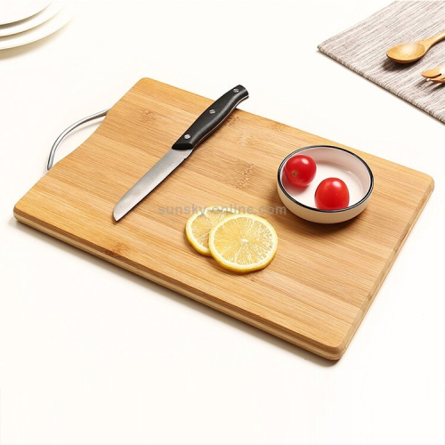 Kitchen Rectangular Bamboo Chopping Block Thickening Cutting Board,  Size: 30cm x 20cm 2
