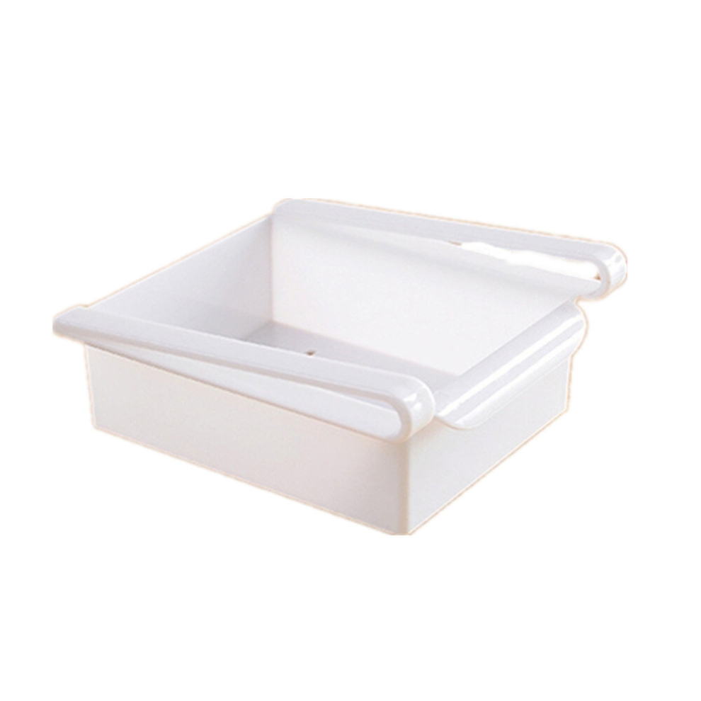 3Pcs Drawer Style Fridge Preservation Layer Storage Rack (White)-image-OPC-PD6HTK2-NEW