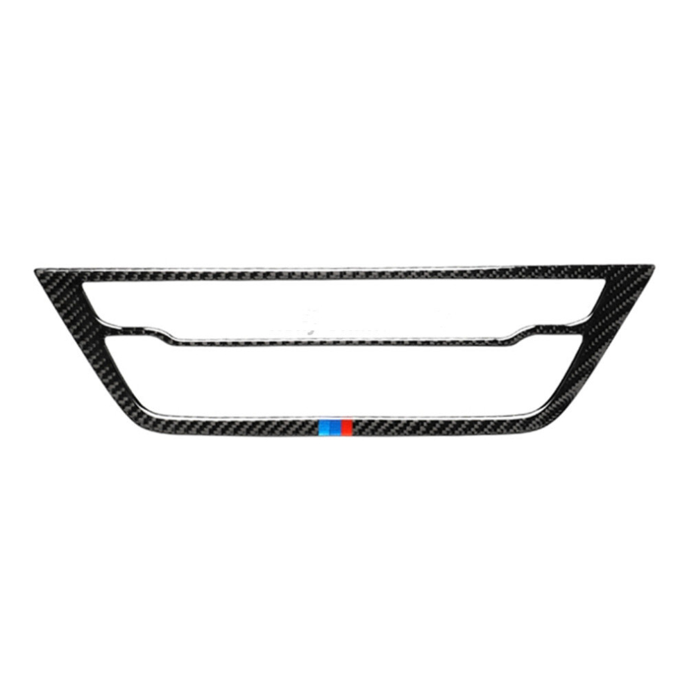 Car Tricolor Carbon Fiber Cd Panel Decorative Sticker For Bmw 5 Series G38 528Li / 530Li / 540Li 2018 Light 6913664855463