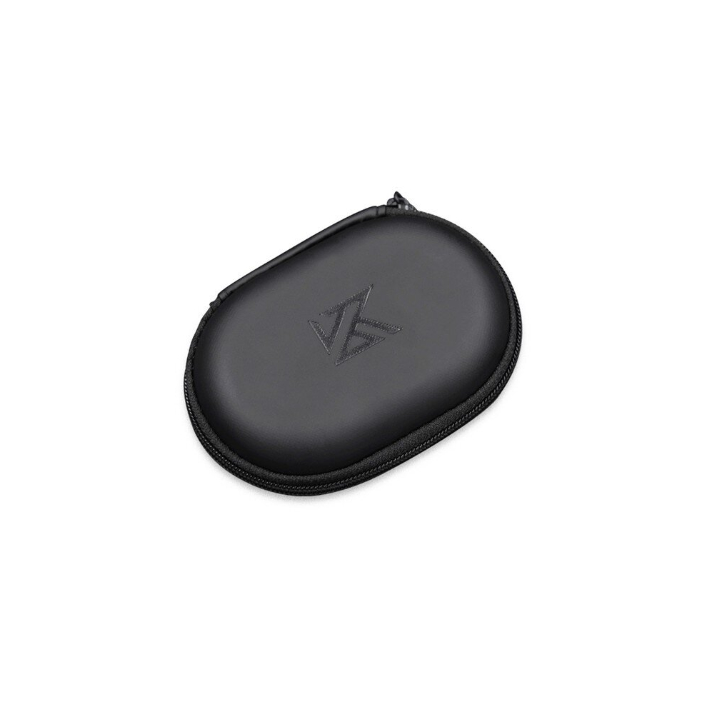 10X Kz Oval Case Protective Bag For Earphone Storage Portable - Black 766261512811