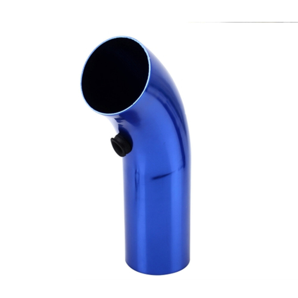 Universal Air Intake Pipe Super Power Flow Short Cold Racing Aluminium Hose With Cone Filter Kit System (Blue) Blue 6913664860924