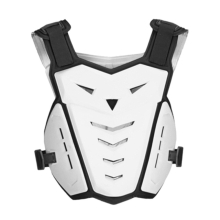 Suv Motorcycle Armor Vest Motorcycle Anti-Impact Riding Chest Armor Off-Road Racing(White)