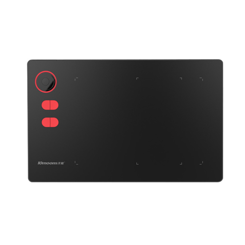 Graphic Drawing Tablet with Roller Key Large Active Area Digital Tablet Support Android Phone - Black 1