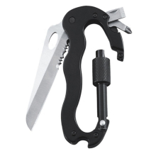 2 Pcs External Multi-function Carabiner D-type Hanging Keychain