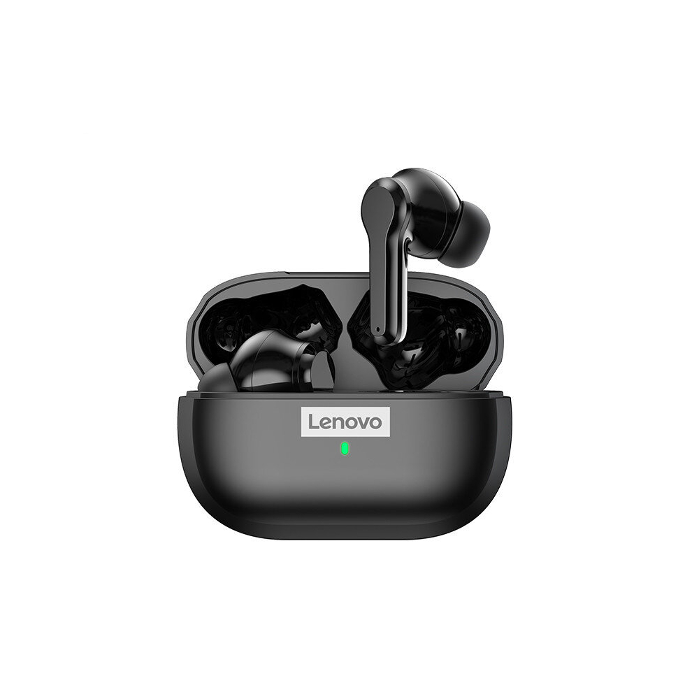 LP1S TWS Earphone Wireless Bluetooth 5.0 Headphones Waterproof Sport Headsets Noise Reduction Earbuds with Mic - black