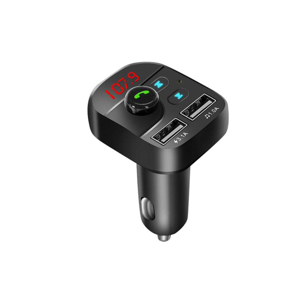 Dual Usb Charging Bluetooth Fm Transmitter Mp3 Music Player Car Kit 6913664847031