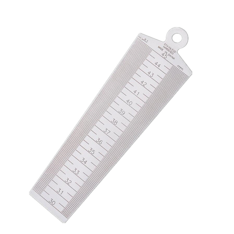 Wedge Feeler Gap 30-45Mm Stainless Steel Ruler Inspection Taper Gauge Metric Measure Tool 7061857265762