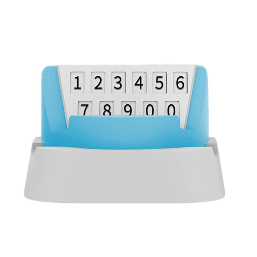 2Pcs Multi-Functional Stereo Rotation Temporary Parking Number Plate / Car Mobile-Phone Holder (Blue) Blue 6913664868852