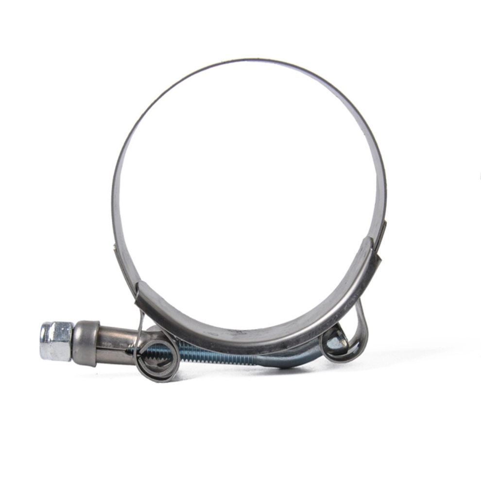 4 Pcs Stainless Steel T-Bolt Hose Clamps Pipe Clip Fuel Line Size: 79-87Mm 6913664863116