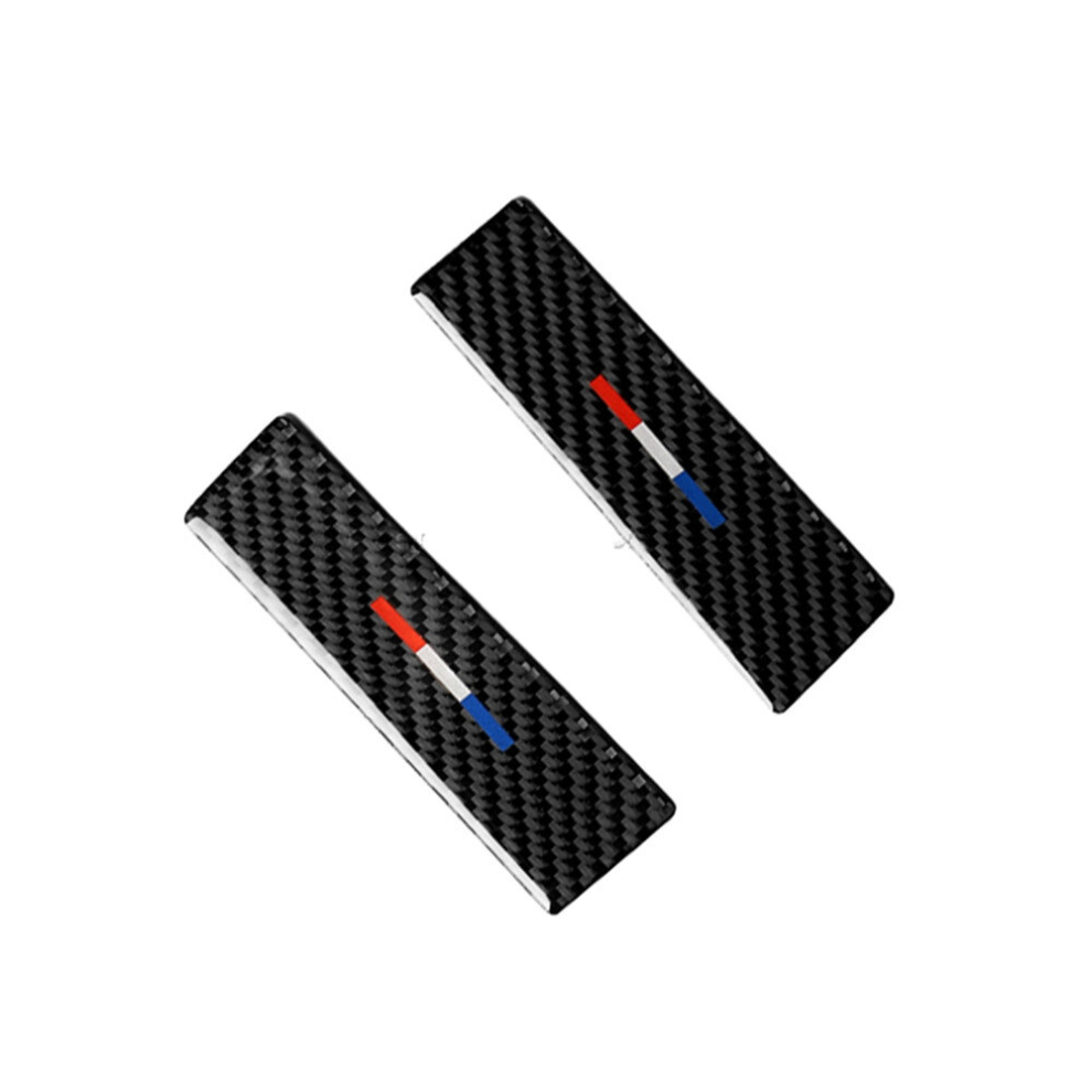 2 Pcs Car Usa Color Carbon Fiber Central Control Decorative Sticker For Ford Mustang 2015-2017 Light 6913664855760