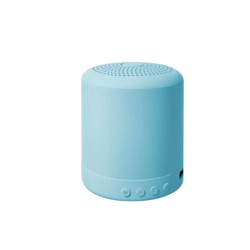 Mini Portable Tooth Speakers Box Subwoofer Stereo Shocked Hifi Sound Office Tws Music Handsfree Tf Usb Perfect Outdoor Audio Player - Blue 766261495947