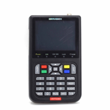 V8 Finder Digital Satellite Signal Finder Meter, 3.5 Inch LCD Colour Screen, Support DVB Compliant & Live FTA(Black)