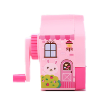 Happy Houses Hand Crank Pencil Sharpener School Stationery Office Supplies