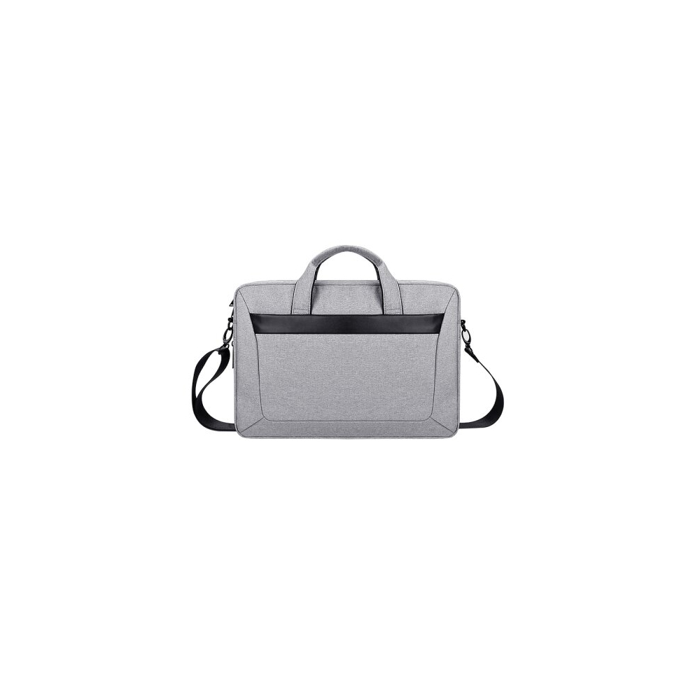 Dj06 Oxford Cloth Waterproof Wear-Resistant Portable Expandable Laptop Bag For 14.1 Inch Laptops, With Detachable Shoulder Strap(Grey) Grey 6913664843583