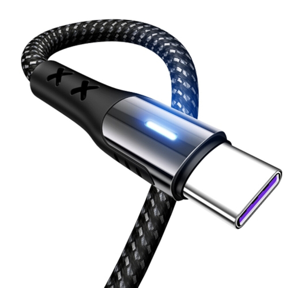 U27 1.2M 5A Usb To Usb-C / Type-C Data Sync Charging Cable For Huawei Quick Charging Device 8881471542860