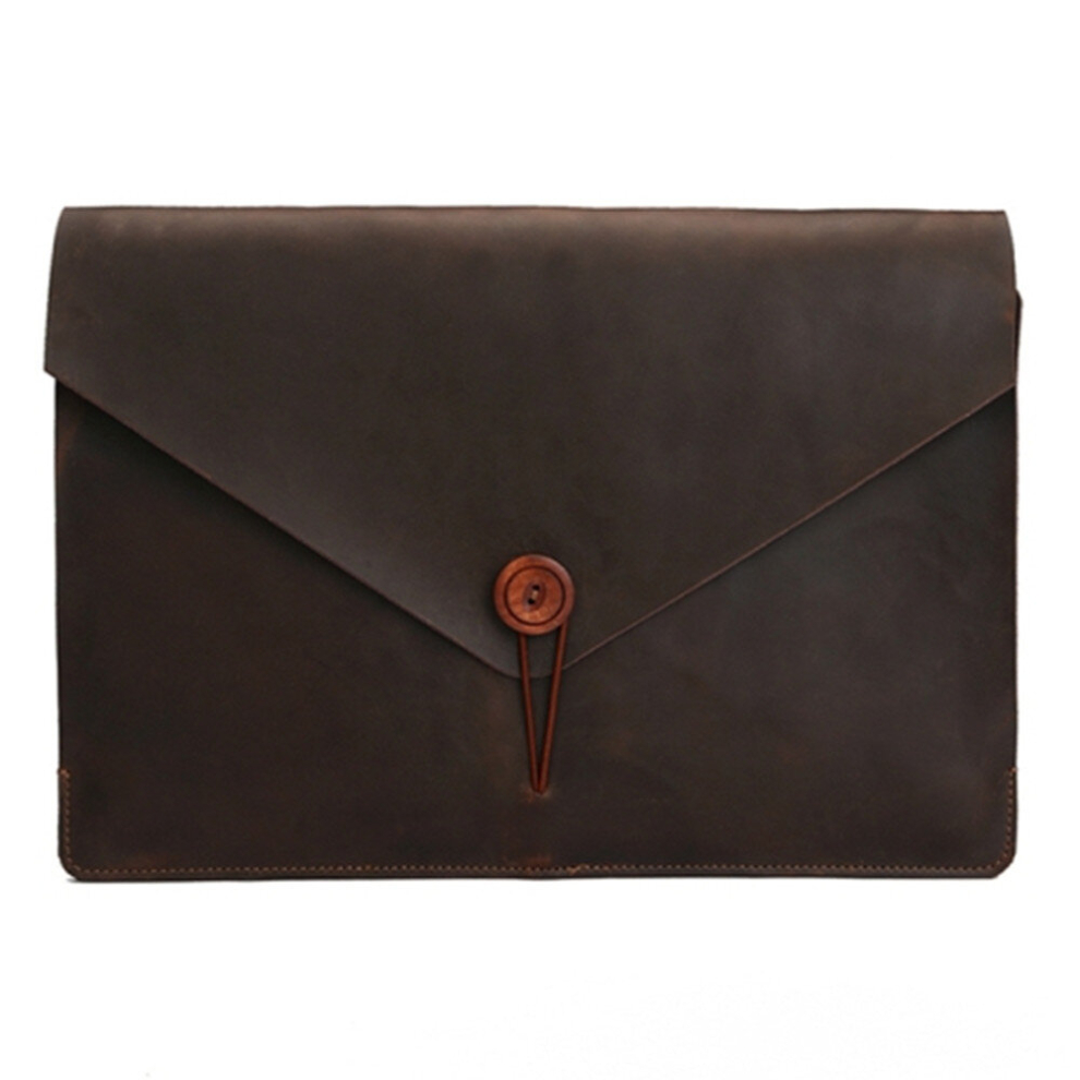Universal Genuine Leather Business Laptop Tablet Bag 6913664844085