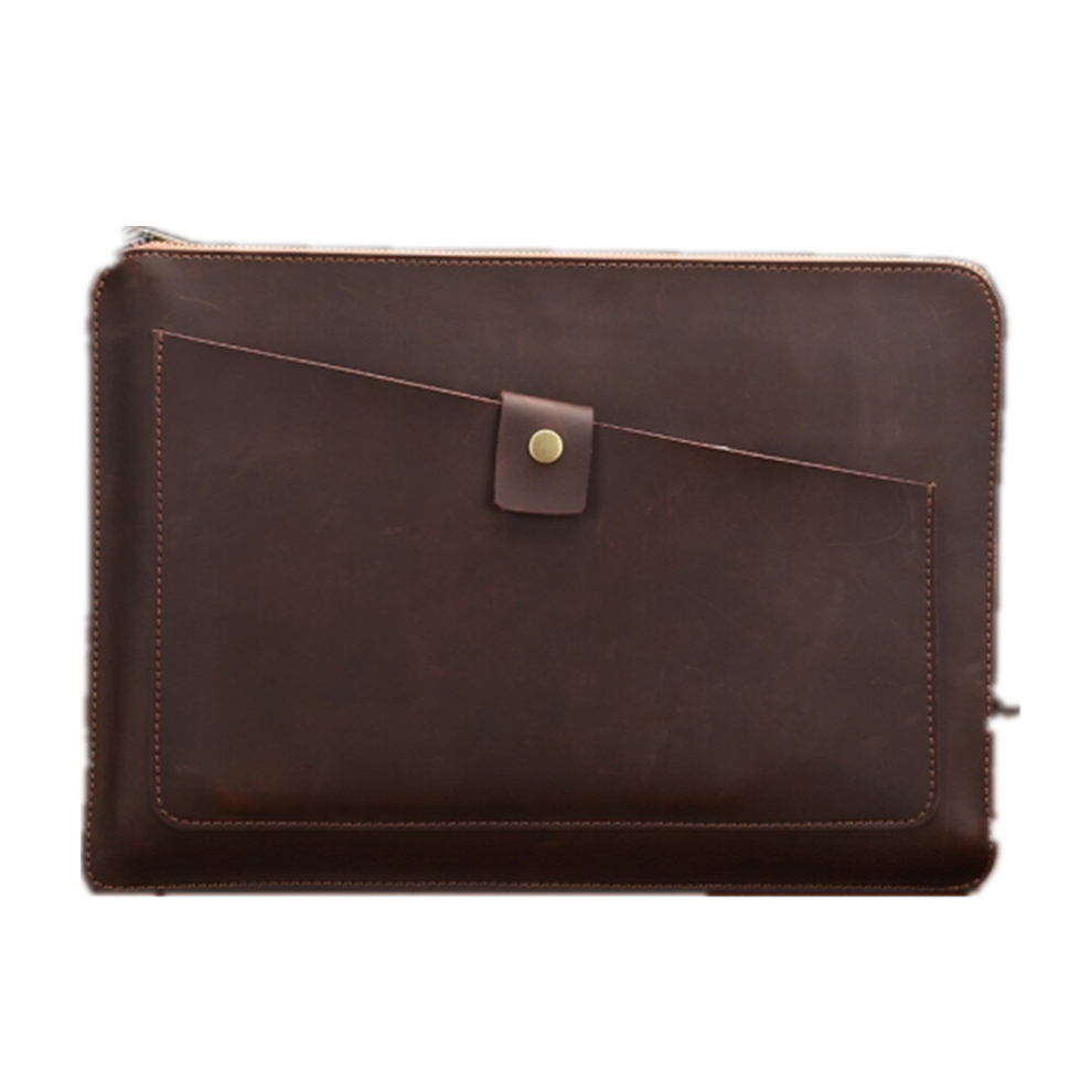 Universal Pu Leather Business Zipper Laptop Tablet Bag 6913664844177