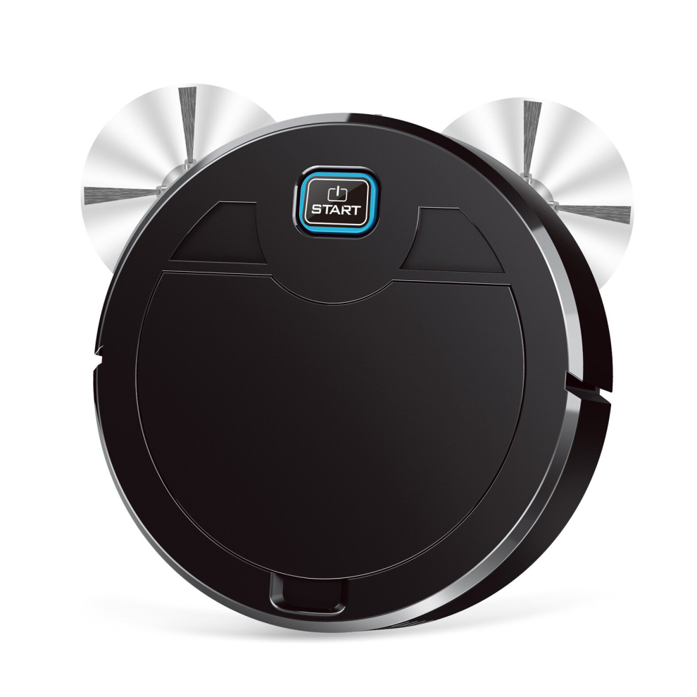3 In 1 Smart Sweeping Robot Home Sweeper Sweeping and Vacuuming UV Wireless Vacuum Cleaner Sweeping Robots - Black