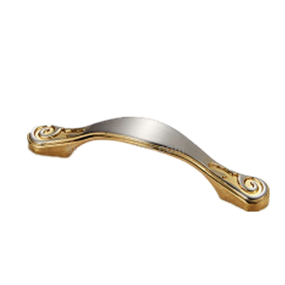 3 Pcs 4041-64 Double Gold Zinc Alloy Cabinet Handle Pitch: 64Mm 6913664809398