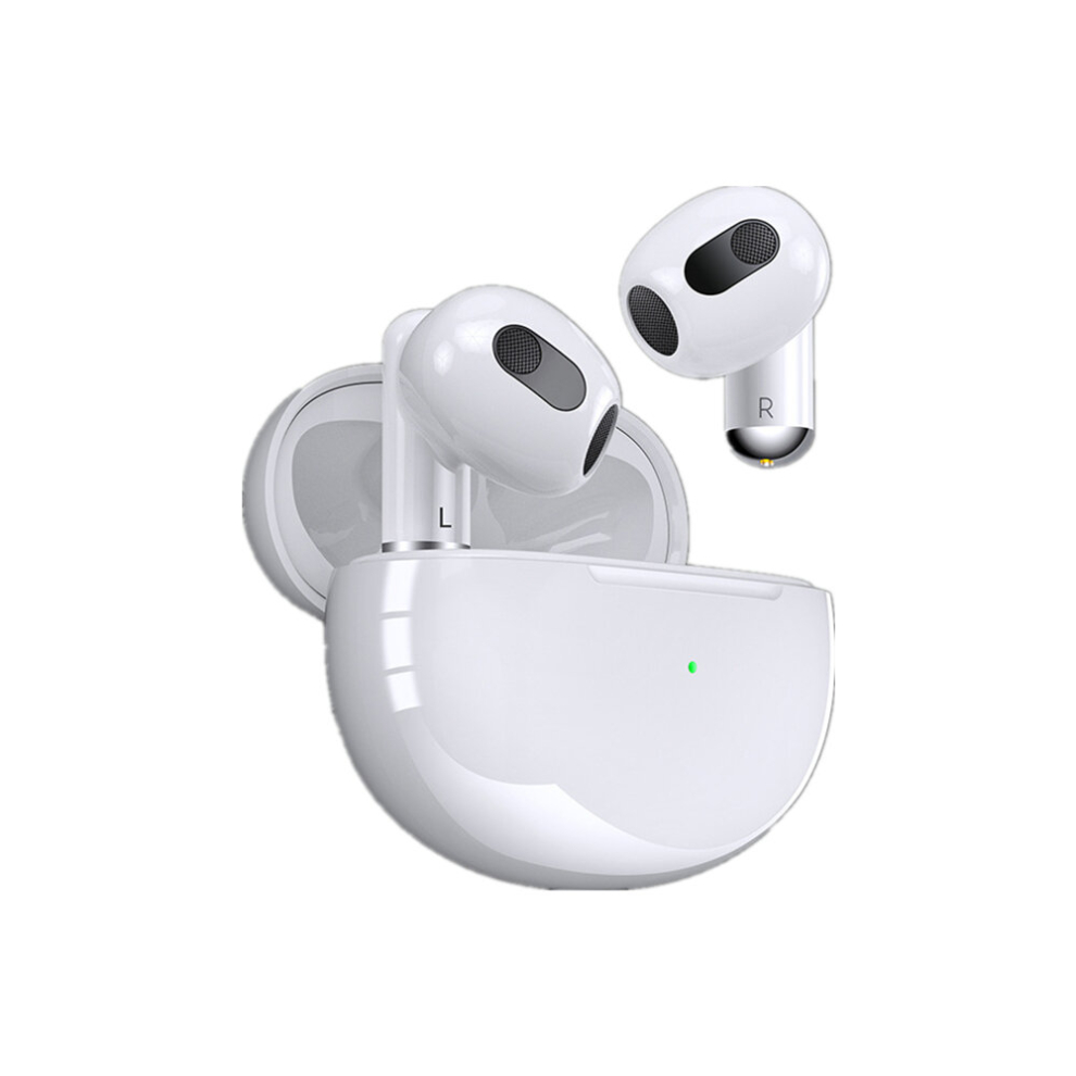 Pro S Tws Wireless Bluetooth 5.0 Hi-Fi Bass Stereo Half In-Ear Sports Headphones With Microphone - White 766261502225