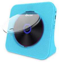 Kecag KC-806 Desktop CD Player cu afișaj LED Telecomandă Bluetooth 5.0 Radio FM MP3 Mufă pentru căști USB - Albastru