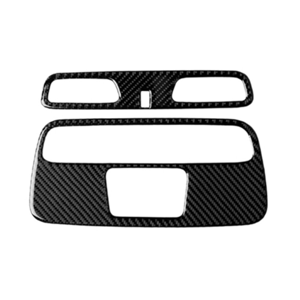 2 In 1 Car Carbon Fiber Dome Panel Decorative Sticker For Chevrolet Camaro 2016 Light 6913664853919