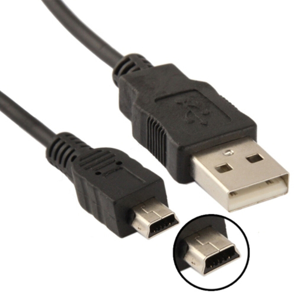 Usb 2.0 Am To Mini 5Pin Usb Cable Length: 1.5M(Black) Black 6913664837674
