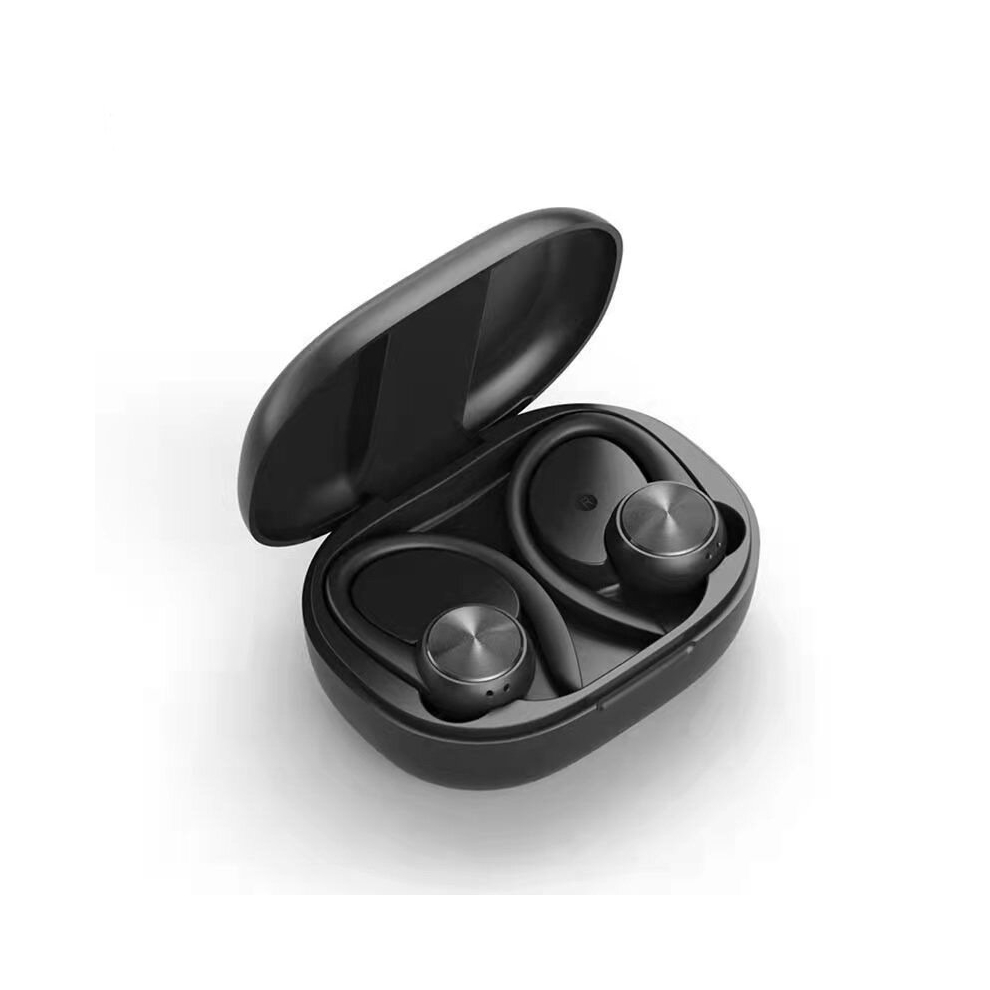 Sports Bluetooth Wireless Headphones With Mic Ipx5 Waterproof Ear Hooks Bluetooth Earphones Hifi Stereo Music Earbuds For Phone - White 766261502829