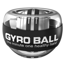 Powerball LED Gyroscope Auto Start Range Gyro Ball Wrist Arm Hand Muscle Strength Trainer Fitness Equipment - Black