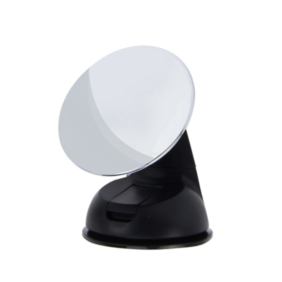 Car Auto 360 Degree Adjustable Baby View Mirror Rear Convex Mirror, Diameter: 85Mm(Black) Black Dsport