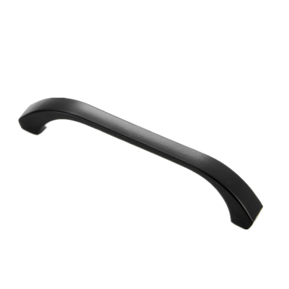 5 Pcs 4003_128 Stainless Steel Closet Cabinet Handle Pitch: 128Mm (Black) 7061857227265