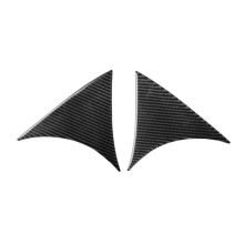 Car Carbon Fiber Hatchback Rear Wing Side Spoiler Lip For Mazda 3 Angkesaila