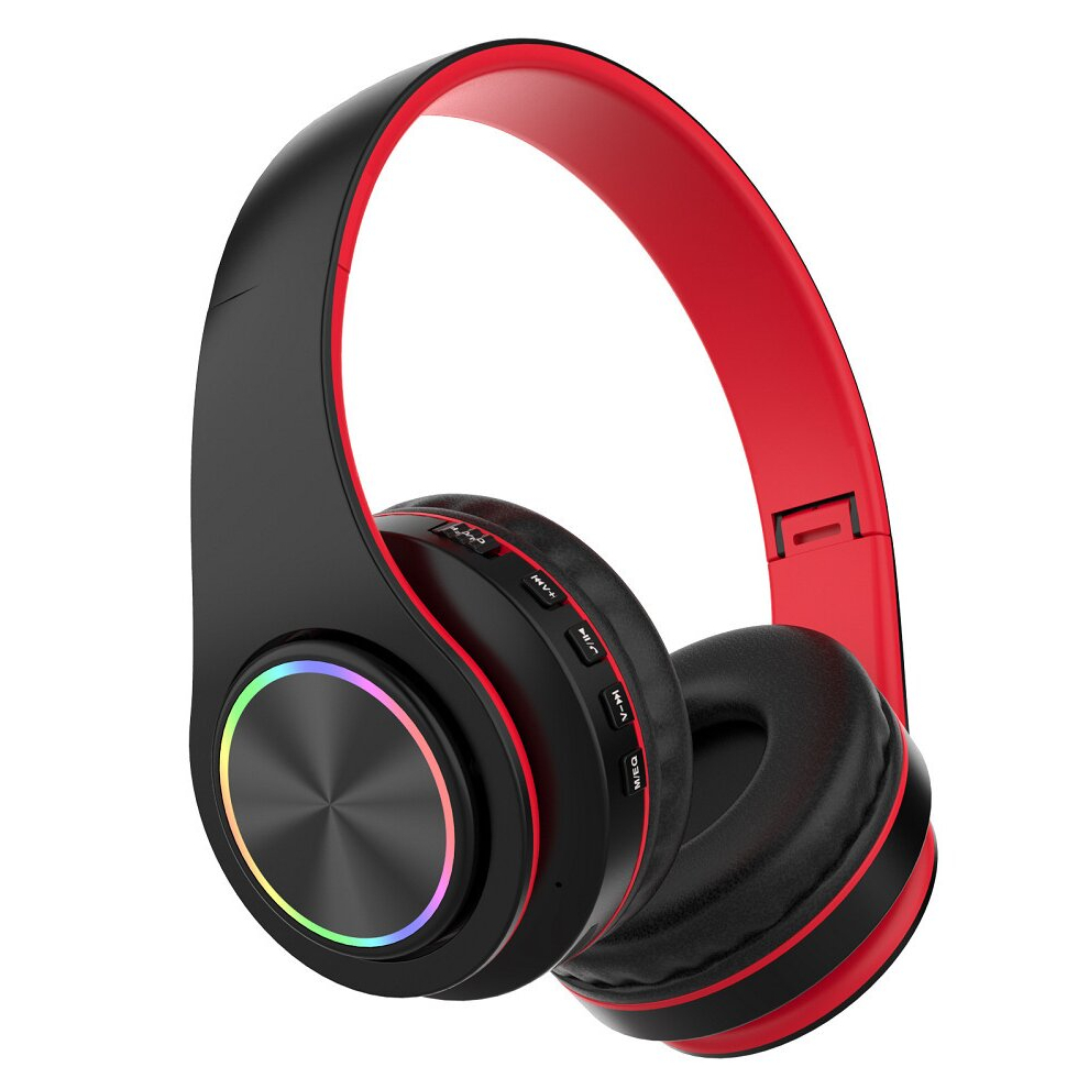 Wireless Bluetooth 5.1 Headphones Noise Cancelling Over-Ear Stereo Earphones 766261481315