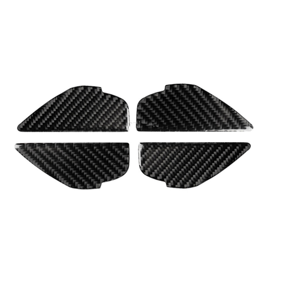 1Set Car Carbon Fiber Door Inner Handle Wrist Panel Decorative Sticker For Mazda Axela 2014 / 2017-2018 Light 6913664856972