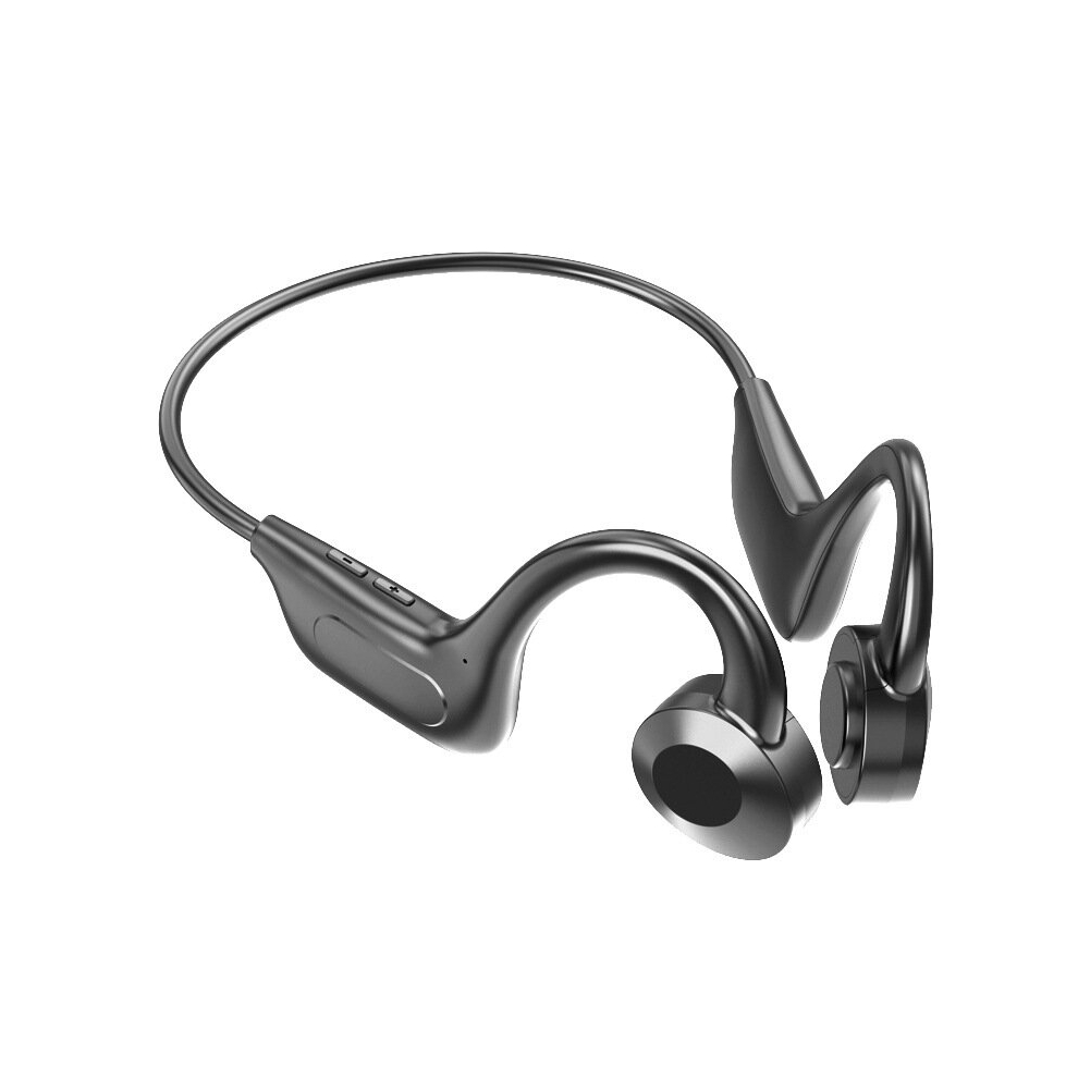Bone Conduction Bluetooth Headset 5.1 Not In The Ear Can Be Plugged Into The Card Bone Conduction Sports - Black 766261480219
