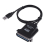 2 Pcs Usb To Parallel 1284 36 Pin Printer Adapter Cable Cable Length: 1M(Black) 2