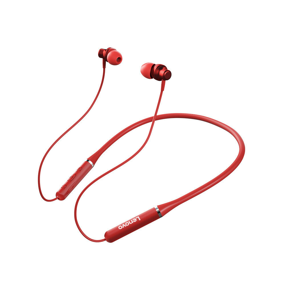 He05 Neckband Wireless Earphone Bluetooth 5.0 Stereo Magnetic Sports Headphones Running Ipx5 Waterproof Wireless Headset - Red 766261486792