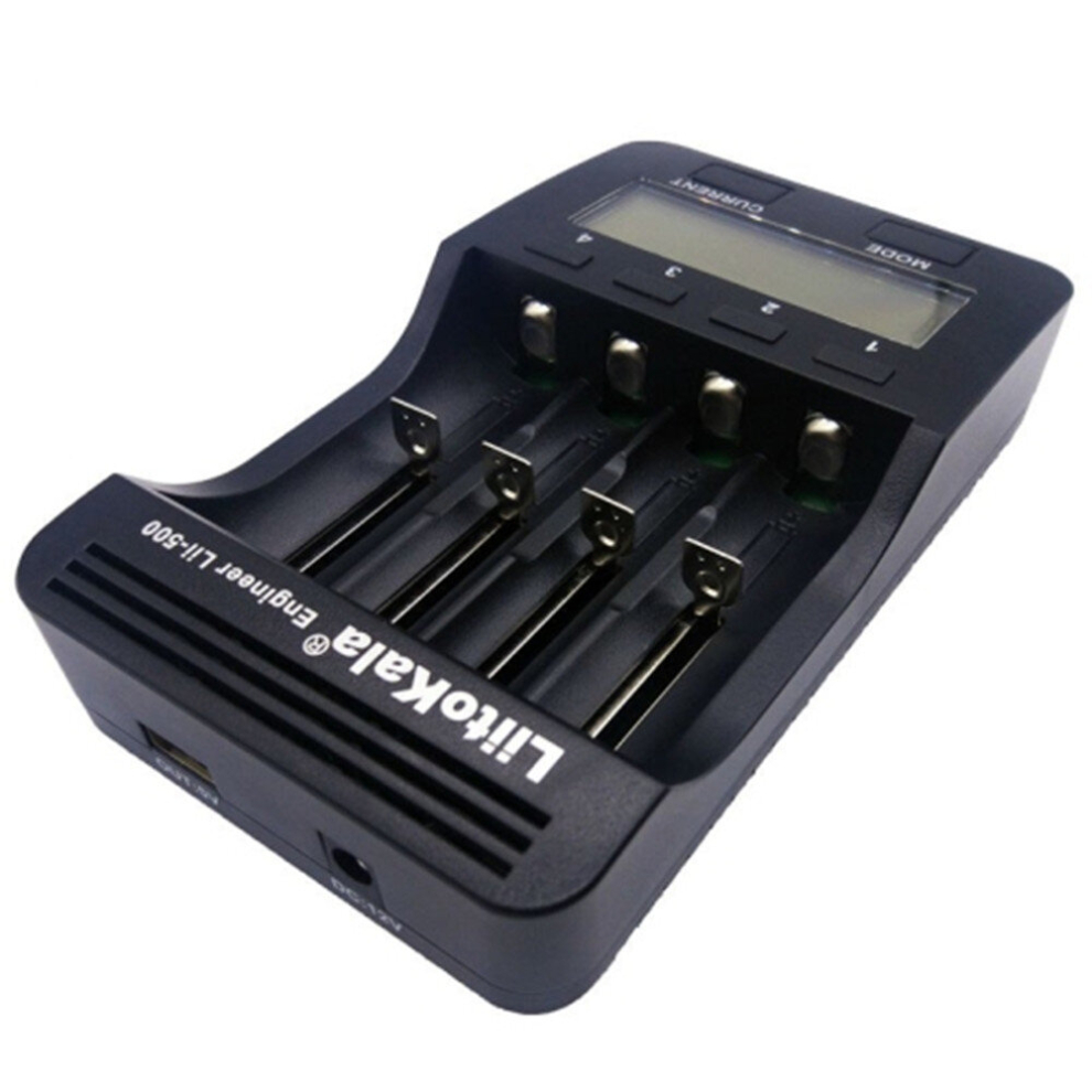 Lii-500 Lithium Battery Charger For Li-Ion Imr 18650, 26650, 16340, 14500, 10440, 18500, Eu Plug 6913664816730