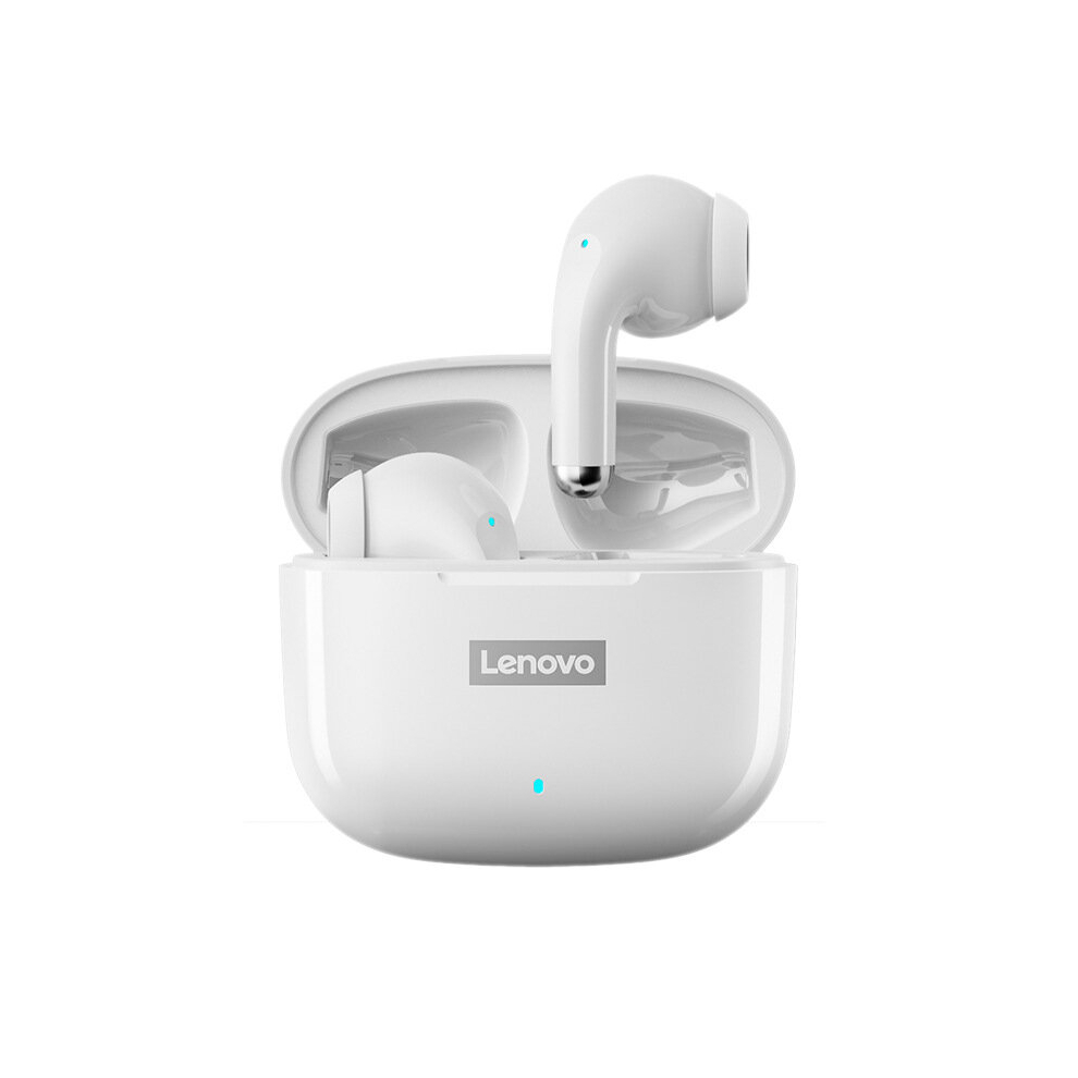 Lp40 Pro Tws Wireless Bluetooth 5.1 Headphones Touch Control Wireless Headphones Hifi Sound Mini Earbuds Headset With Mic - White 766261480240