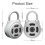 Intelligent Bluetooth Key Password Padlock Remote Unlocking for iOS / Android 3