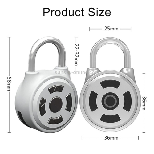 Intelligent Bluetooth Key Password Padlock Remote Unlocking for iOS / Android 2