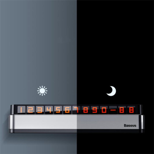 Moonlight Box Series Car Temporary Number Plate Parking Card 1