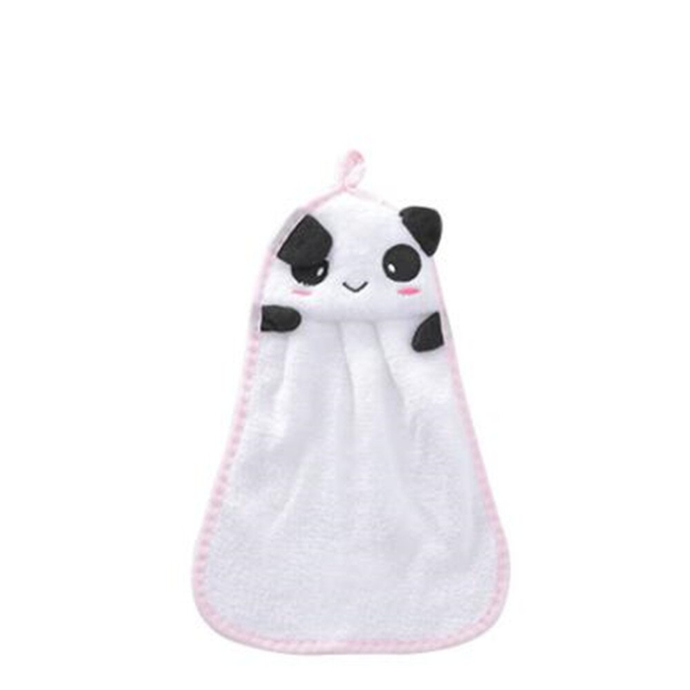 Dsport 10Pcs Candy Colors Soft Coral Velvet Cartoon Animal Towel