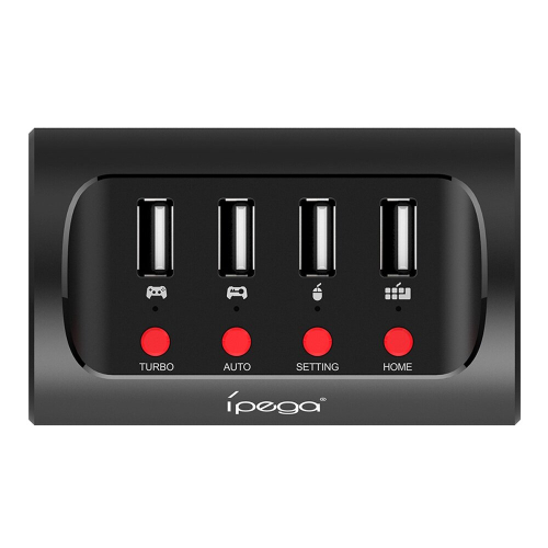 iPEGA PG-9133 Υποστήριξη μετατροπέα ποντικιού πληκτρολογίου USB 4 θυρών N-Switch PA X1 - Μαύρο 2