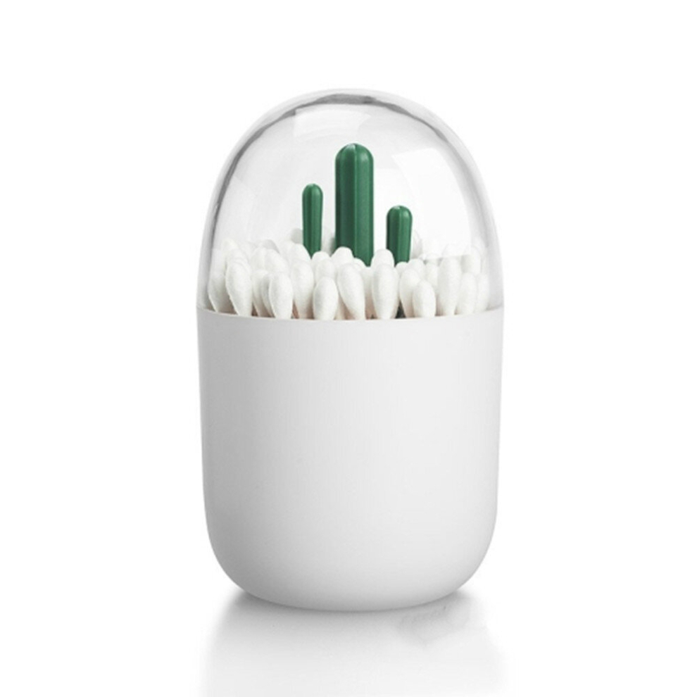 Dsport 3Pcs Creative Animal Plant Shape Toothpick Cotton Swab Cactus